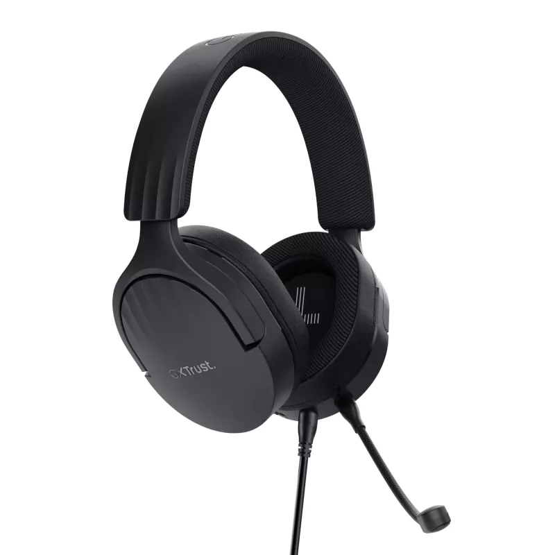 Trust GXT 489 FAYZO Headset com fios, arco de cabeça, gaming, preto