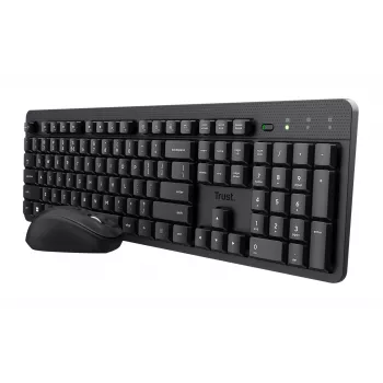 Trust Ody II Teclado e rato incluídos universal RF sem fios QWERTY US inglês preto