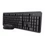 Trust Ody II Teclado e rato incluídos universal RF sem fios QWERTY US inglês preto