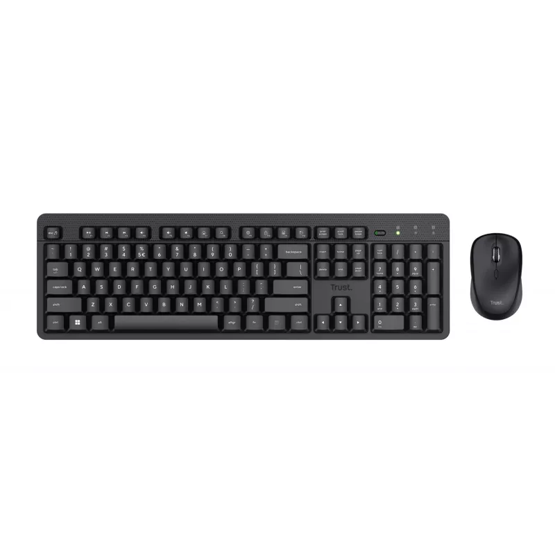 Trust Ody II Teclado e rato incluídos universal RF sem fios QWERTY US inglês preto