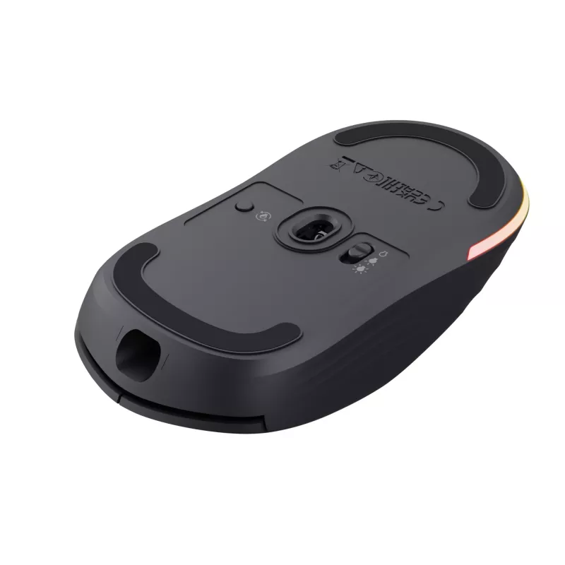Trust GXT 927 Redex+ Rato gaming, destro, RF sem fios + USB Type-A, laser, 25600 DPI