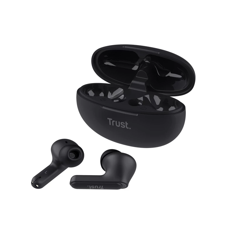 Trust Yavi Headset True Wireless Stereo (TWS) in-ear chamadas/música USB Type-C Bluetooth preto