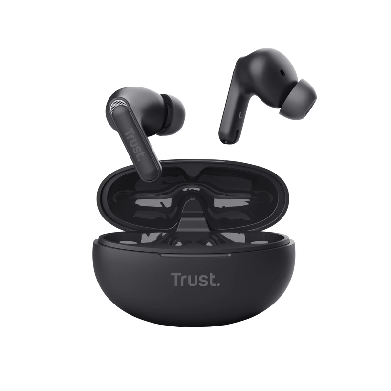 Trust Yavi Headset True Wireless Stereo (TWS) in-ear chamadas/música USB Type-C Bluetooth preto