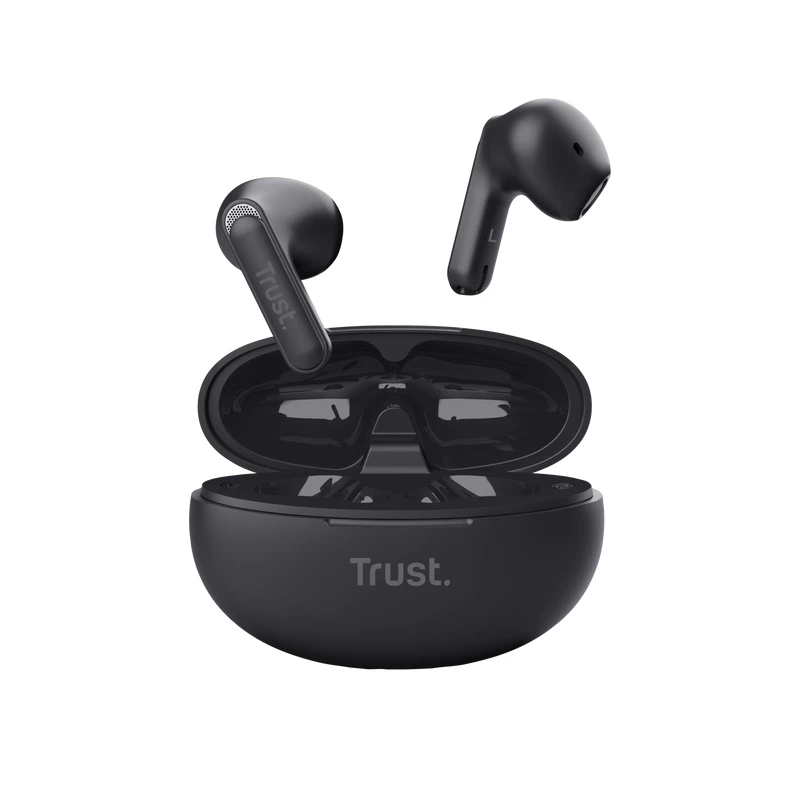 Trust Yavi Headset True Wireless Stereo (TWS) in-ear chamadas/música USB Type-C Bluetooth preto
