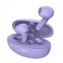Trust Yavi Headset True Wireless Stereo (TWS) in-ear chamadas/música USB Type-C Bluetooth roxo
