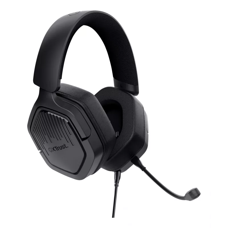 Trust GXT492 Carus Headset com fios, arco de cabeça, gaming, preto