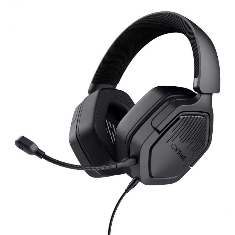 Trust GXT492 Carus Headset com fios, arco de cabeça, gaming, preto