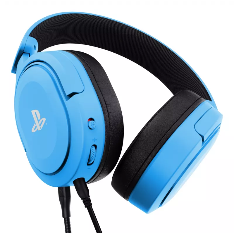 Trust GXT 498B Forta Headset com fios com arco de cabeça gaming azul