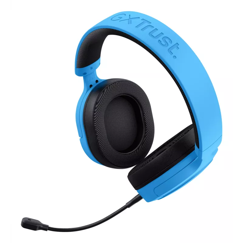 Trust GXT 498B Forta Headset com fios com arco de cabeça gaming azul