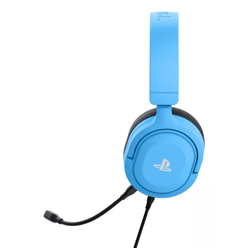 Trust GXT 498B Forta Headset com fios com arco de cabeça gaming azul