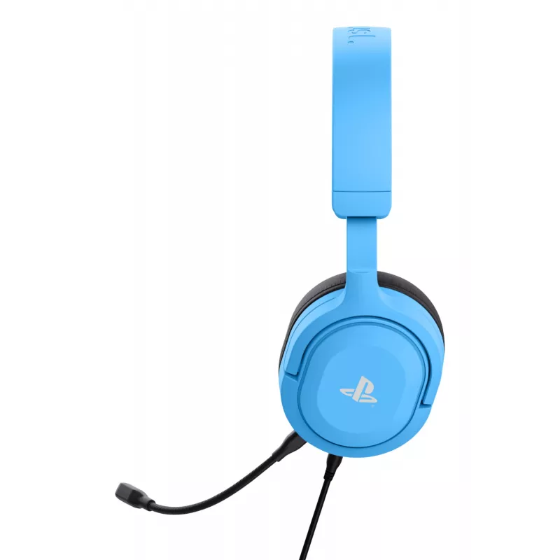Trust GXT 498B Forta Headset com fios com arco de cabeça gaming azul