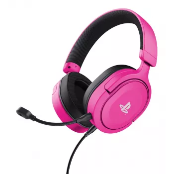 Trust GXT 498P Forta Headset com fios, arco de cabeça, gaming, rosa
