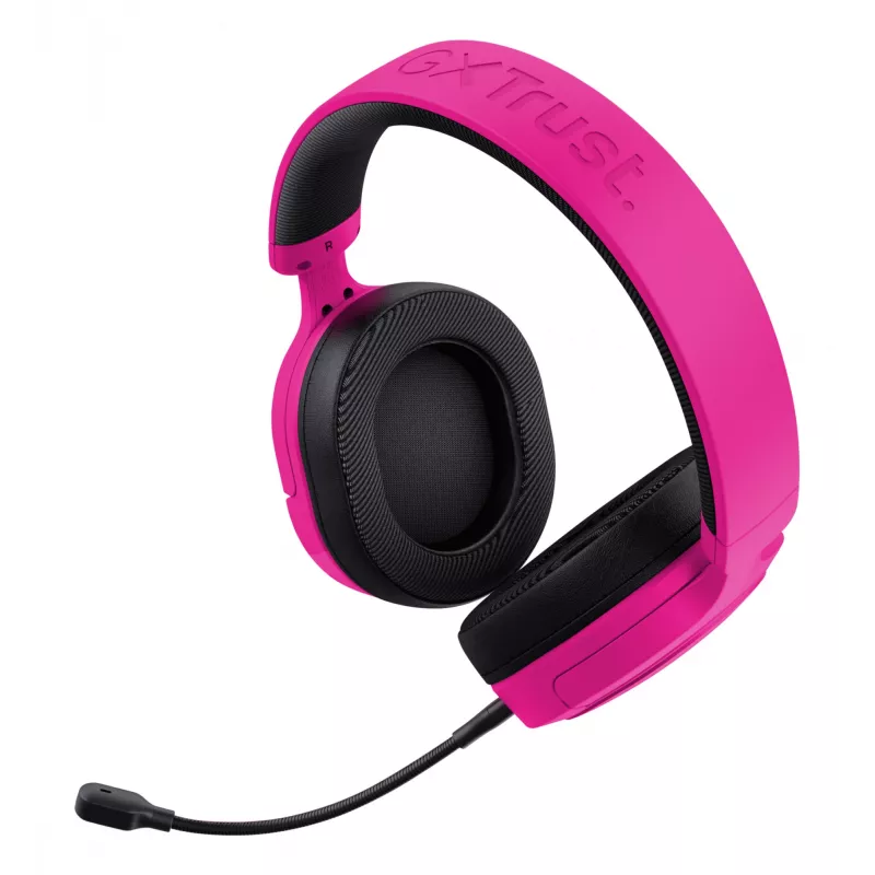 Trust GXT 498P Forta Headset com fios, arco de cabeça, gaming, rosa