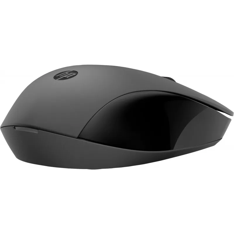 Rato sem fios HP 150, ambidestro, ótico, RF sem fios, 1600 dpi, preto
