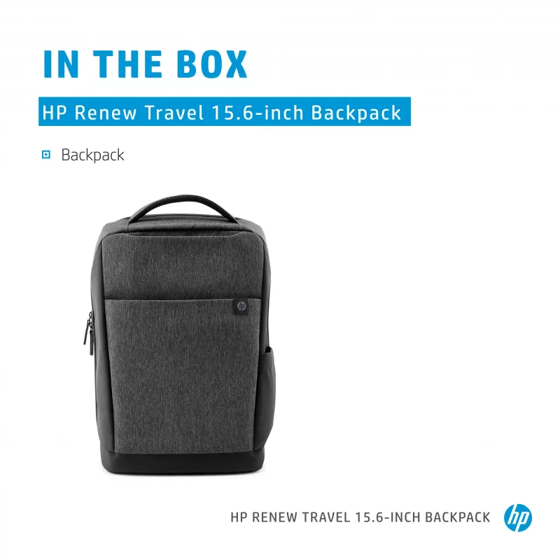 Mochila HP Renew Travel 15,6 polegadas, mochila, 650 g
