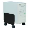 Techly ICA-CS 34 suporte para CPU/PC com rodas, ajustável, metálico, preto