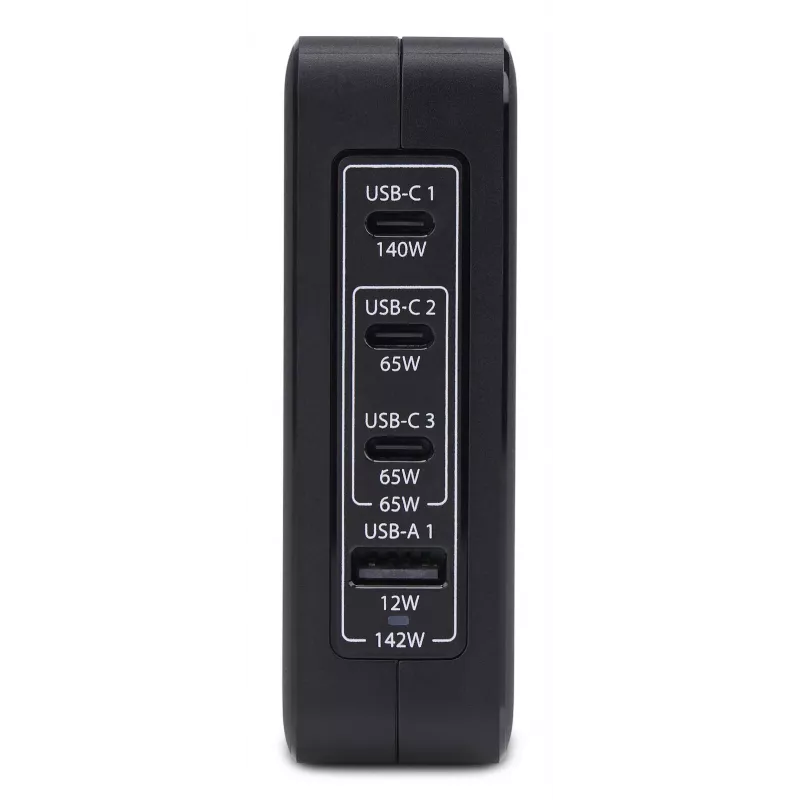 Carregador de parede StarTech.com 140W USB-C, 3x USB-C/1x USB-A, PD 3.1 fonte de alimentação GaN internacional para MacBook/Dell XPS/Inspiron