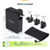 Carregador de parede StarTech.com 140W USB-C, 3x USB-C/1x USB-A, PD 3.1 fonte de alimentação GaN internacional para MacBook/Dell XPS/Inspiron