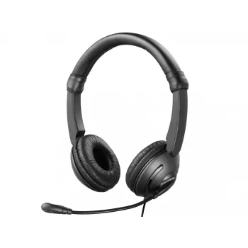 Headset Sandberg MiniJack Saver, com fios, chamadas/música, 20 - 20000 Hz, 71 g, headset, preto