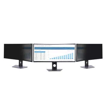 Filtro de privacidade StarTech.com para monitor curvo ultrawide Dell P3424WE 21:9, filtro de dupla face mate/brilhante, proteção de ecrã para monitor de computador, em conformidade com TAA