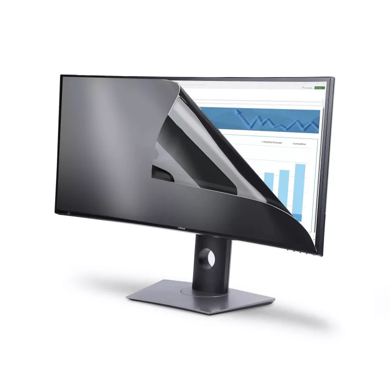 Filtro de privacidade StarTech.com para monitor curvo ultrawide Dell P3424WE 21:9, filtro de dupla face mate/brilhante, proteção de ecrã para monitor de computador, em conformidade com TAA