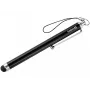 Caneta stylus para ecrã tátil Sandberg Saver, universal, qualquer marca, preto, prateado, metal, borracha, 1 unid., 100 mm