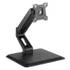 Techly ICA-LCD 35TS suporte de secretária para monitor tátil, 17-32 polegadas, até 10 kg, VESA 75x75/100x100, mola a gás, preto