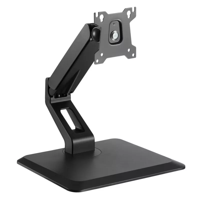 Techly ICA-LCD 35TS suporte de secretária para monitor tátil, 17-32 polegadas, até 10 kg, VESA 75x75/100x100, mola a gás, preto