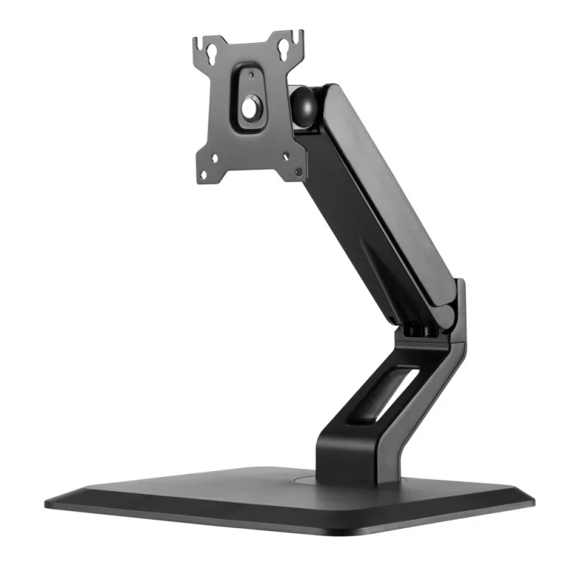 Techly ICA-LCD 35TS suporte de secretária para monitor tátil, 17-32 polegadas, até 10 kg, VESA 75x75/100x100, mola a gás, preto