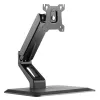 Techly ICA-LCD 35TS suporte de secretária para monitor tátil, 17-32 polegadas, até 10 kg, VESA 75x75/100x100, mola a gás, preto