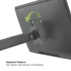 Techly ICA-LCD 35TS suporte de secretária para monitor tátil, 17-32 polegadas, até 10 kg, VESA 75x75/100x100, mola a gás, preto