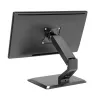 Techly ICA-LCD 35TS suporte de secretária para monitor tátil, 17-32 polegadas, até 10 kg, VESA 75x75/100x100, mola a gás, preto