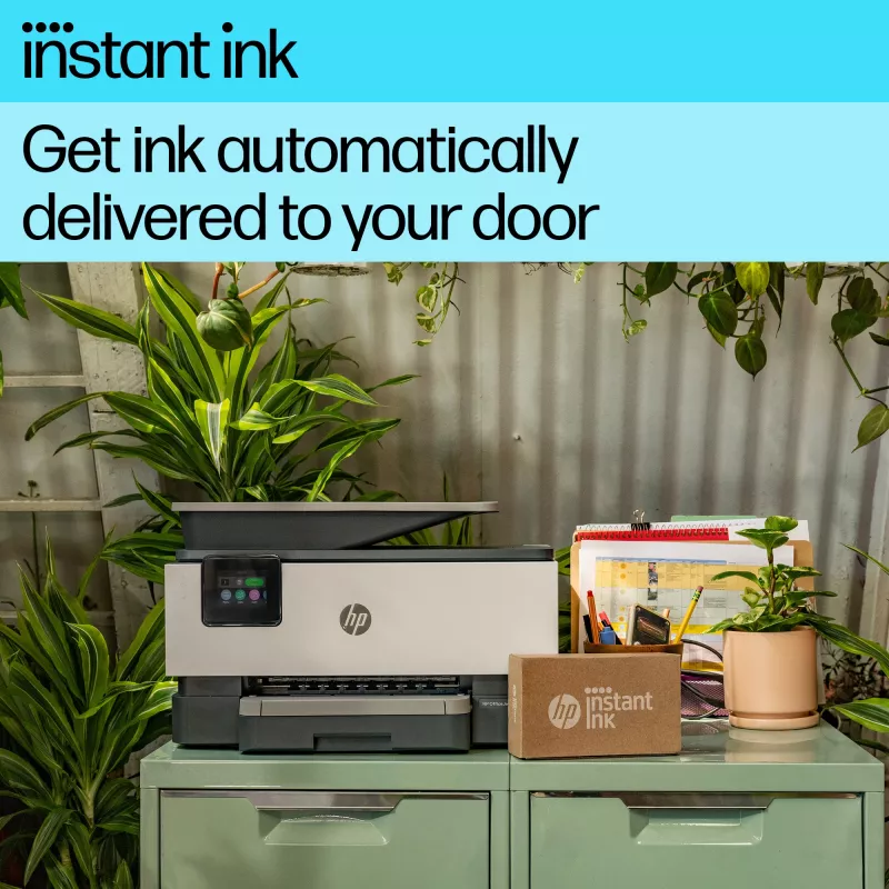 Impressora multifunções a cores sem fios HP OfficeJet Pro 9125e, Instant Ink; impressão frente e verso
