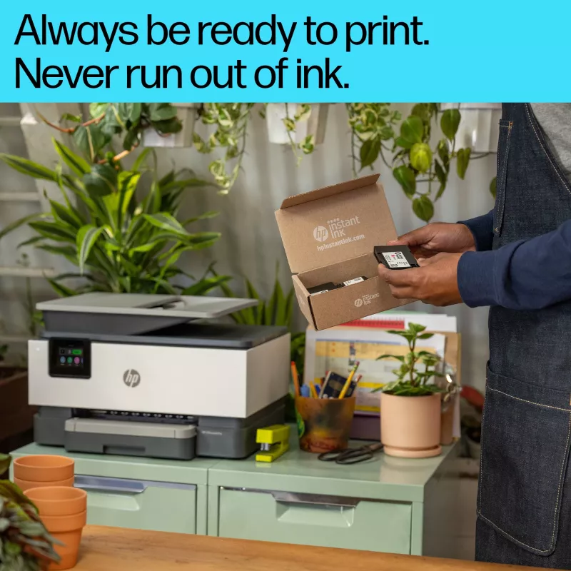 Impressora multifunções a cores sem fios HP OfficeJet Pro 9125e, Instant Ink; impressão frente e verso
