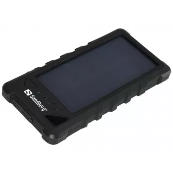 Powerbank solar para exterior Sandberg 16000, 16000 mAh, iões de lítio (Li-Ion), preto