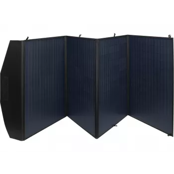 Carregador solar Sandberg 200W QC3.0+PD+DC, 200 W, silício monocristalino, preto, USB Type-A, USB Type-C, 22 %, 540 mm