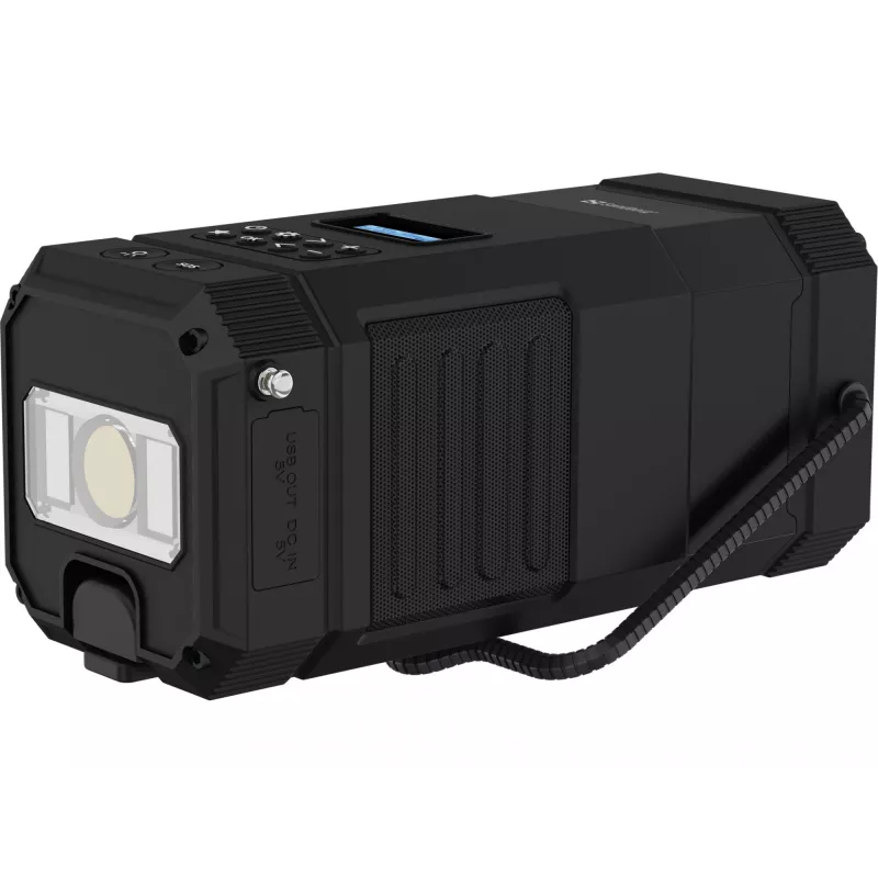 Lanterna de campismo com bateria Sandberg Survivor Lantern All-in1 10000, preto, IPX5, LED, USB C, bateria