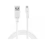 Cabo de carregamento Sandberg USB-A para Micro-USB 1m, 1 m, USB A, Micro-USB B, USB 2.0, ficha/ficha, branco