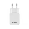Carregador AC Sandberg Dual USB 2.4+1A EU, interior, AC, USB, 5 V, preto, branco