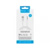 Sandberg USB-A para Lightning MFI 1M, 1 m, Lightning, USB A, branco, reto, reto