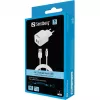 Carregador AC Sandberg EU Lightning 2.4A, interior, AC, 5 V, branco