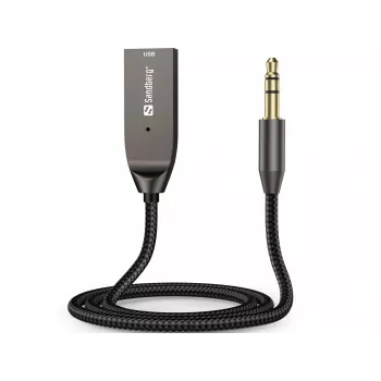 Sandberg Wireless Audio Link USB, USB, A2DP, AVRCP, HFP, 10 m, preto, dock, 5 V