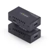 Extensor HDMI StarTech.com sobre CAT5e/CAT6, 4K 60Hz, até 200ft (60m), kit transmissor e recetor, Power over Cable, formato compacto