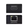 Extensor HDMI StarTech.com sobre CAT5e/CAT6, 4K 60Hz, até 200ft (60m), kit transmissor e recetor, Power over Cable, formato compacto