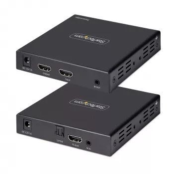 Extensor AV StarTech.com 4K70IC-EXTEND-HDMI transmissor e recetor AV preto