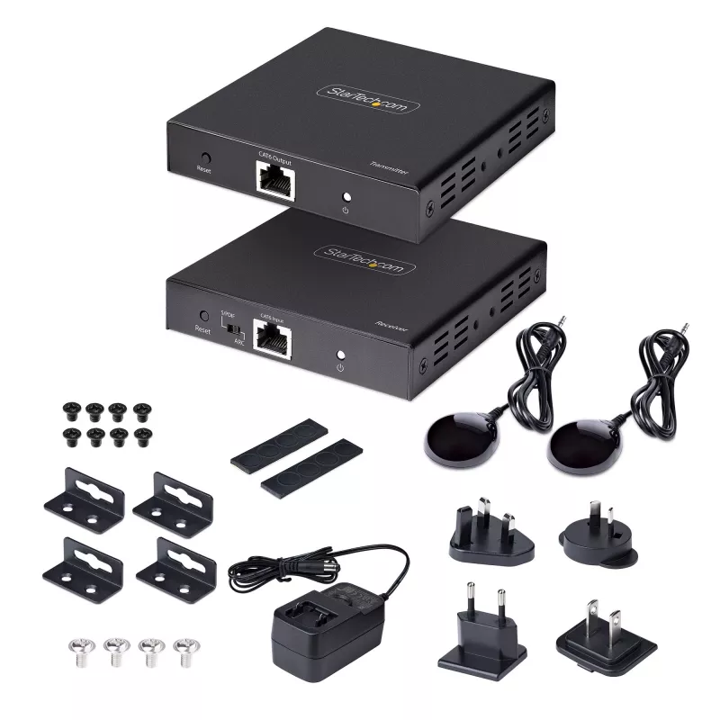 Extensor AV StarTech.com 4K70IC-EXTEND-HDMI transmissor e recetor AV preto