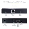 Extensor AV StarTech.com 4K70IC-EXTEND-HDMI transmissor e recetor AV preto