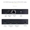 Extensor AV StarTech.com 4K70IC-EXTEND-HDMI transmissor e recetor AV preto
