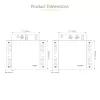 Extensor AV StarTech.com 4K70IC-EXTEND-HDMI transmissor e recetor AV preto