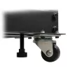Rack de servidor móvel open-frame StarTech.com 4 postes 18U, rack de rede de 19 polegadas de quatro postes com rodas, rack rolante com profundidade ajustável para equipamento de computador/AV/dados/IT – rodas, pés niveladores ou montagem no chão
